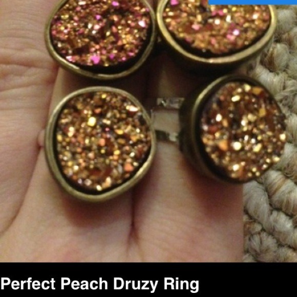 Peach Druzy