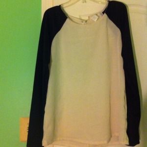 Colored block long sleeve