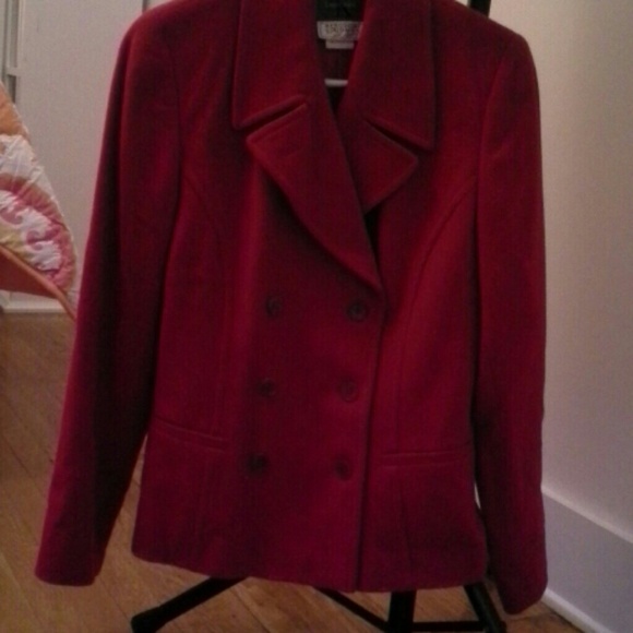 Calvin Klein wool blazer with sailor style buttons