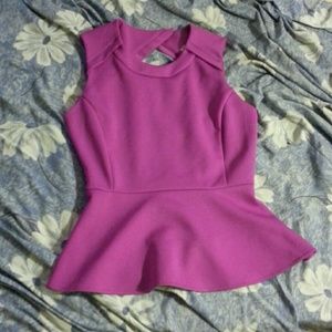 PETITE SMALL PEPLUM TOP !