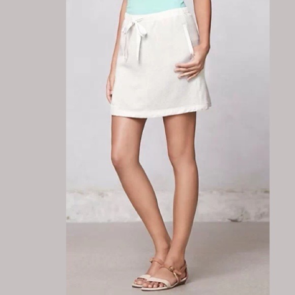 Gray terry mini skirt