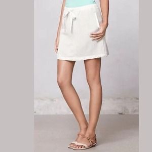 Gray terry mini skirt