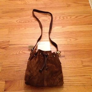 COACH !!! Rare vintage coach nubuc drawstring bag