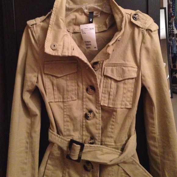 Tan Utility Cargo Jacket