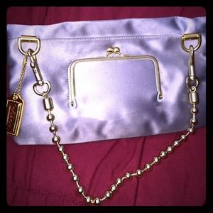 Authentic coach evening bag...