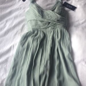 Dusty shale JCrew bridesmaid/party dress