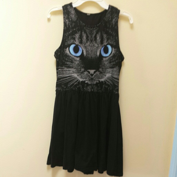 🚫sold🚫Cat Black Dress