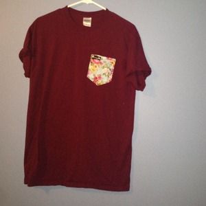 Floral Pocket Tee