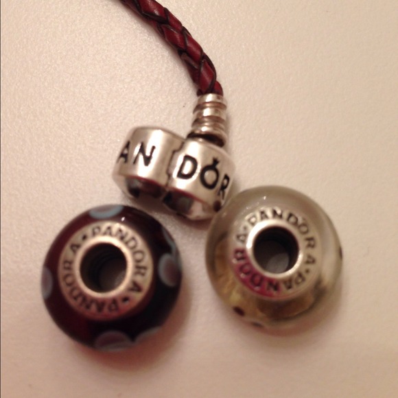 Two pandora charms authentic