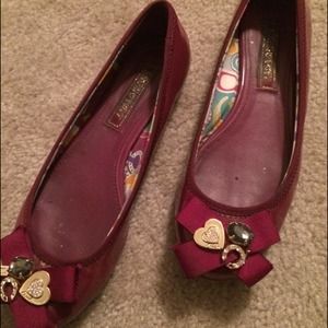 Coach poppy flats