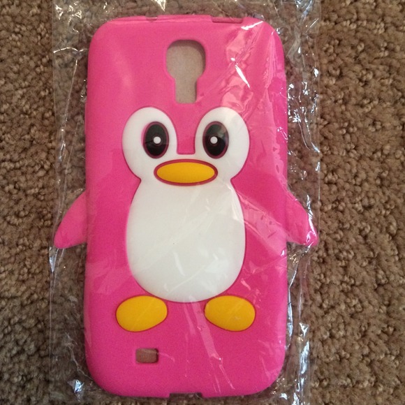 BRAND NEW Samsung Galaxy S4 hot pink penguin case