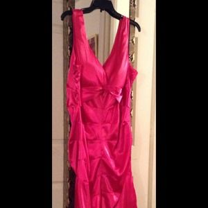 Hot Pink Cocktail Dress