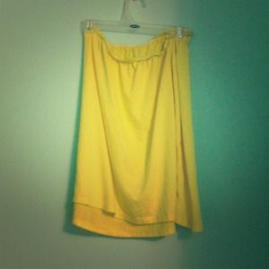 Yellow skirt