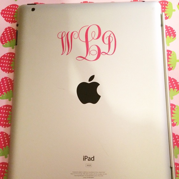 iPad Monogram