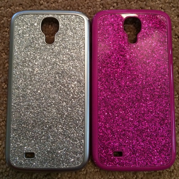 USED-LIKE NEW Samsung Galaxy S4 glitter cases