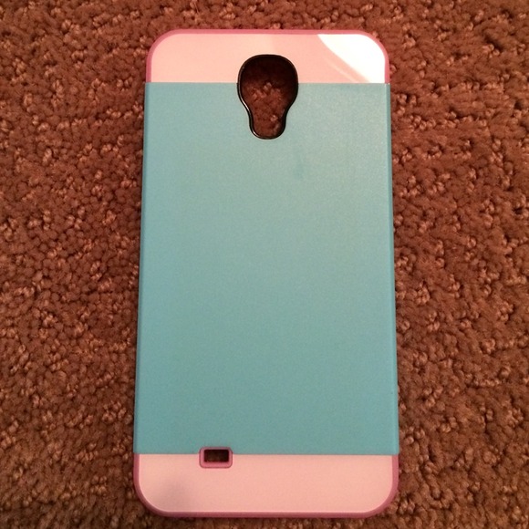 BRAND NEW Samsung Galaxy S4 blue&pink card case