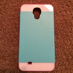 BRAND NEW Samsung Galaxy S4 blue&pink card case
