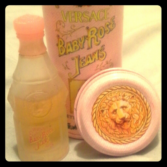 Authentic baby rose jeans by Versace