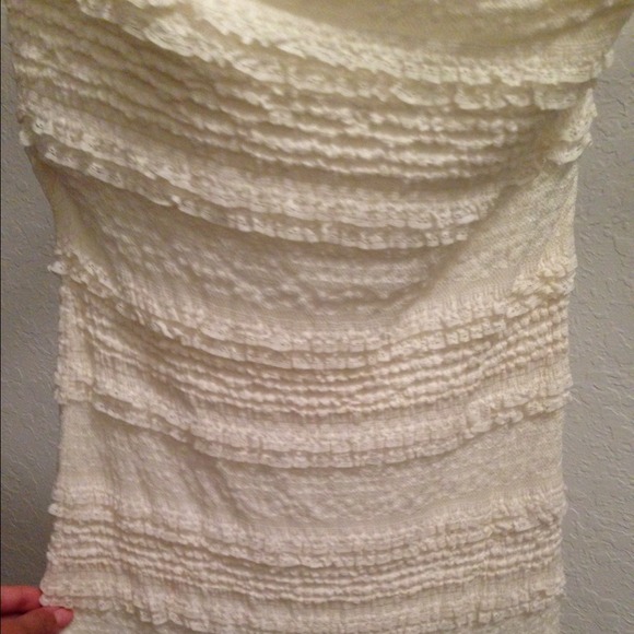 Bebe off white mini dress - Picture 2 of 4