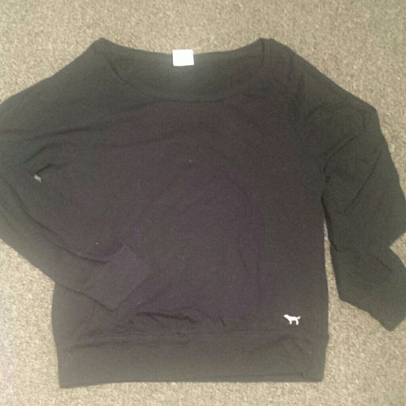 PINK black long sleeve !