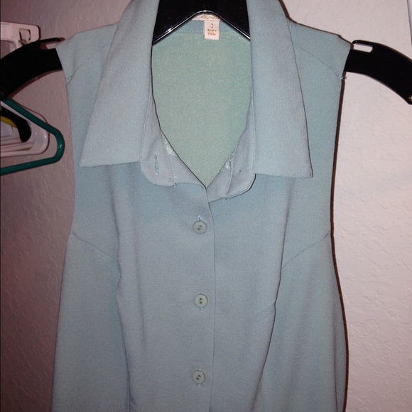 Mint mini dress - Picture 2 of 4