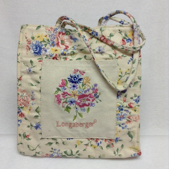 Longaberger Homestead Flower Tote