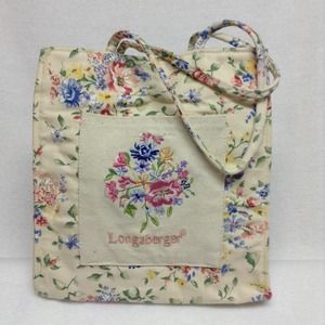 Longaberger Homestead Flower Tote