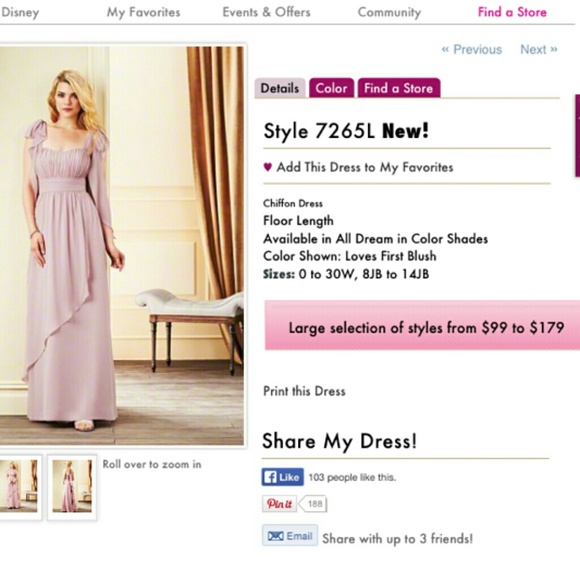 Smoke color Bridesmaid dresses - Picture 1 of 3