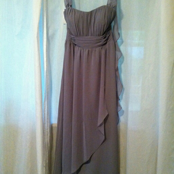 Smoke color Bridesmaid dresses - Picture 3 of 3