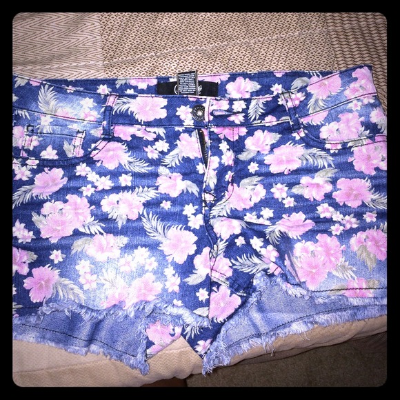 Denim shorts