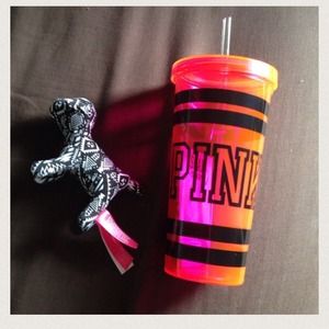 PINK TUMBLR CUP (no dog)
