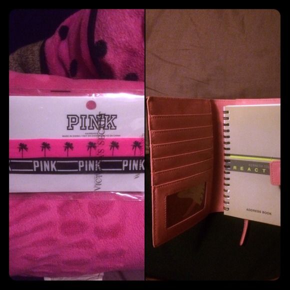 Other - bundle wallet & PINK headbands