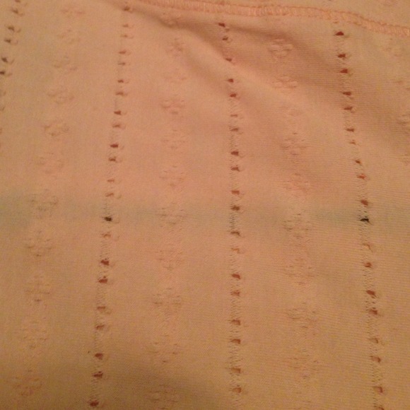 SOLD Blush ruffled peplum top - Picture 4 of 4