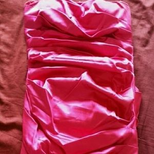 Really pretty hot pink dress