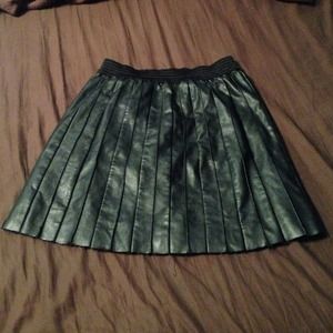 Vegan leather skirt