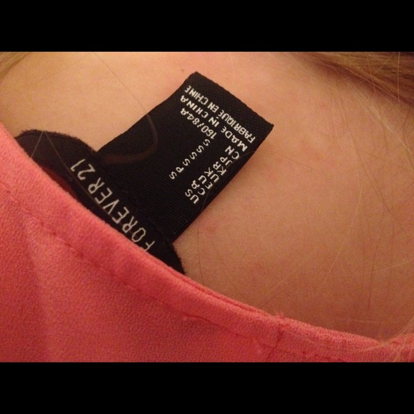 Pink peplum top - Picture 3 of 4