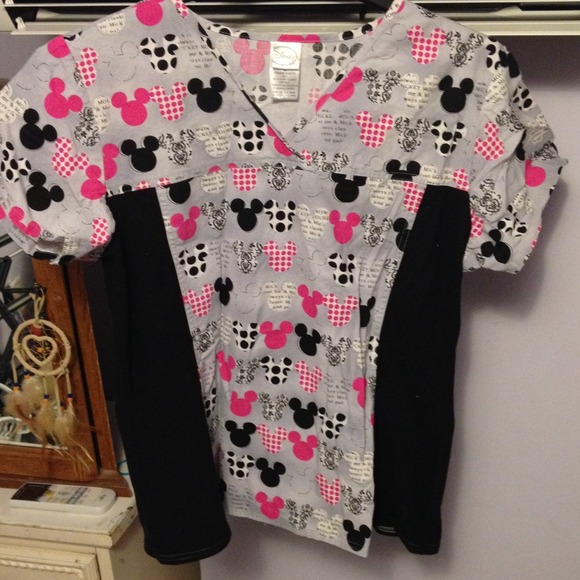 Disney Tops - 🔴SOLD Disney Mickey Mouse Scrub Top🔴