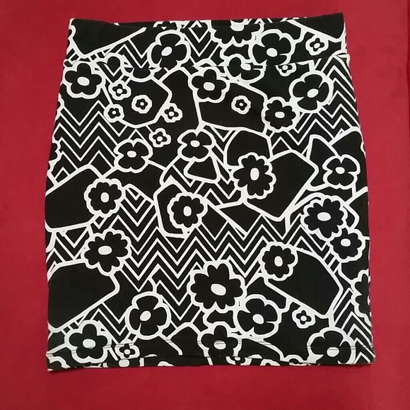 Printed Bodycon Skirt