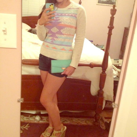 ASOS Petite Tribal Print Sweater NWOT