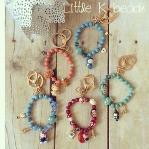 Swarovski Pearl Charm handmade bracelet