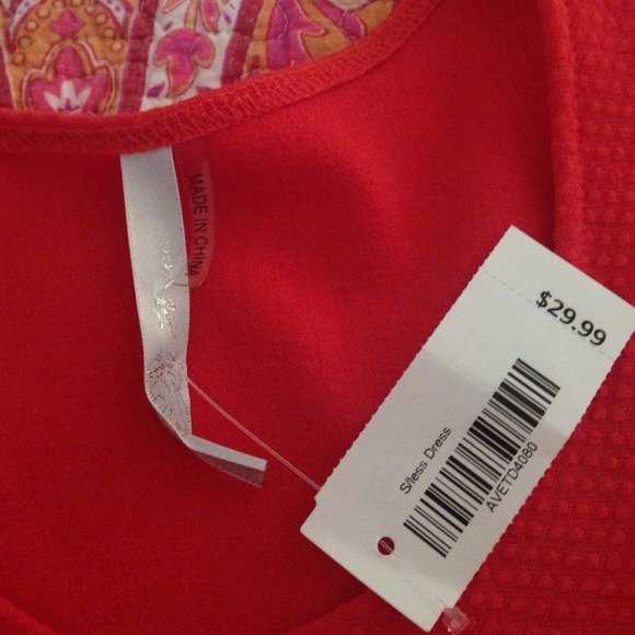 SALE 🌴Coral Red Summer Dress🌴 - Picture 4 of 4