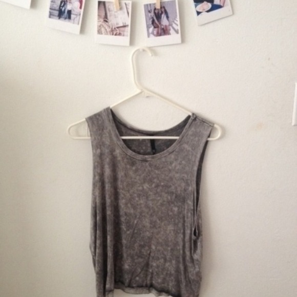 Love Culture Stretchy Burnout Wash Muscle Tank
