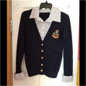 Forever 21 Preppy Cardigan