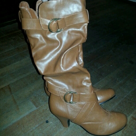 Tan boots
