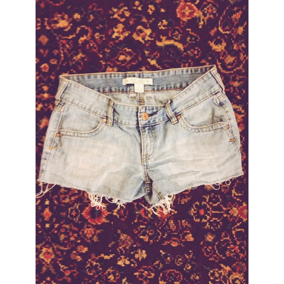 cut off shorts • old navy