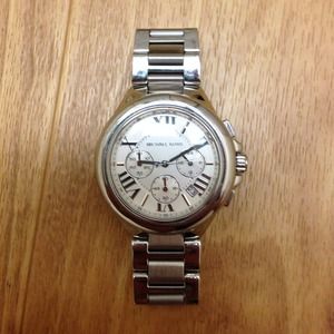 Michael Kors Silver Boyfriend Watch