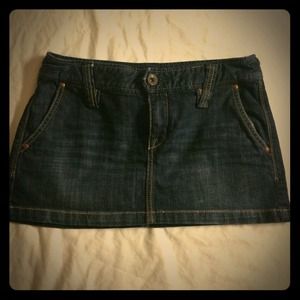 Denim miniskirt