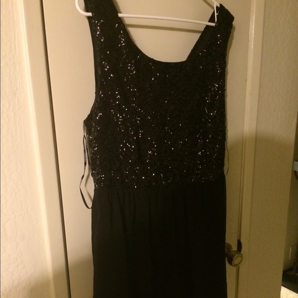 Black cocktail dress