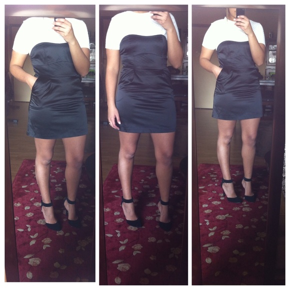 SALE!! LBD, strapless, size M, w/pockets