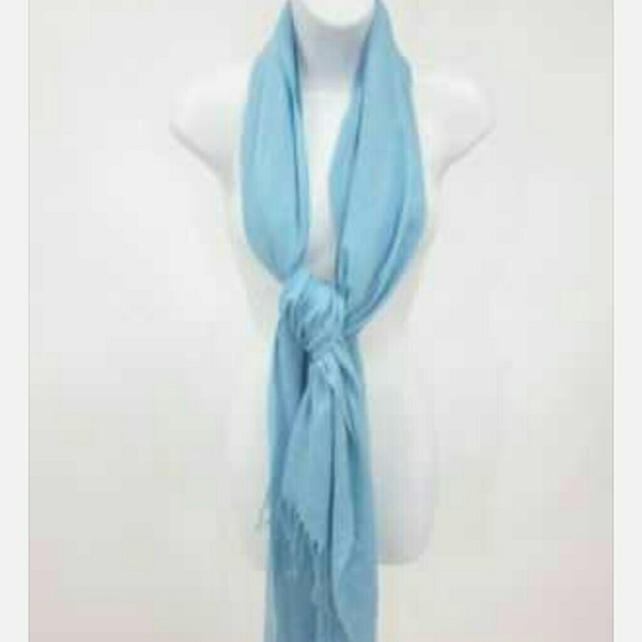 LIGHT BLUE PASHMINA